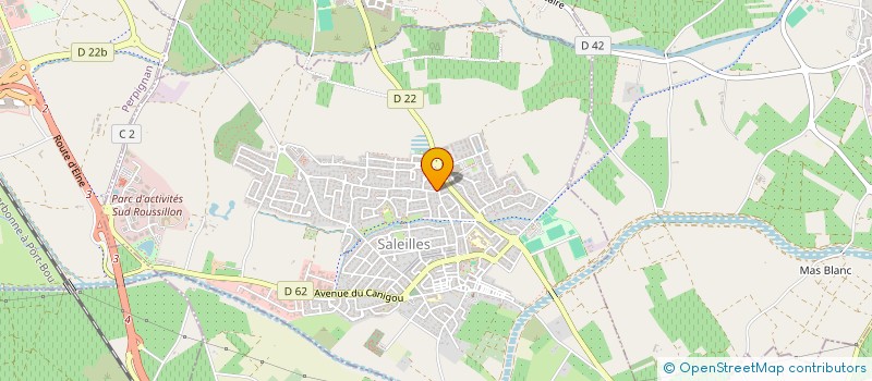 localisation de l'entreprise MONSIEUR FRANCOIS FORZY  SALEILLES