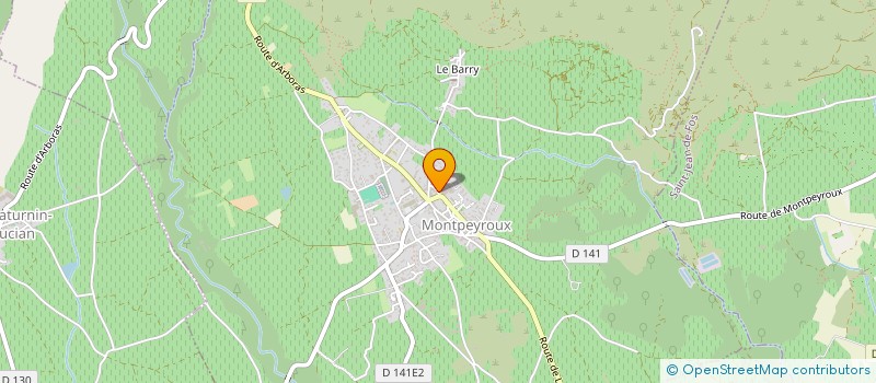 localisation de l'entreprise MONSIEUR FRANCOIS FOUILHE à MONTPEYROUX