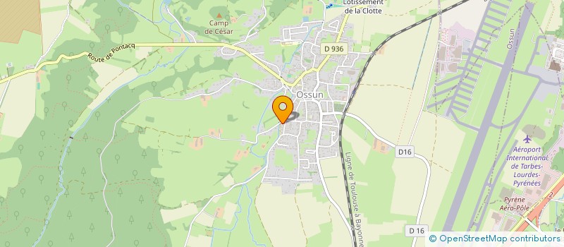 localisation de l'entreprise MONSIEUR FRANCOIS FOUILLE  OSSUN