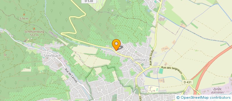 localisation de l'entreprise MONSIEUR FRANCOIS FOUQUET  UFFHOLTZ