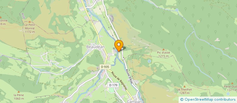 localisation de l'entreprise MONSIEUR FRANCOIS FOURCADE  BAGNERES-DE-BIGORRE