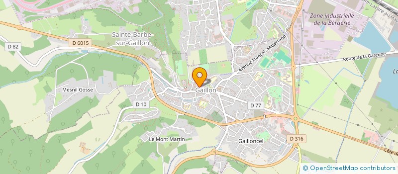 localisation de l'entreprise MONSIEUR FRANCOIS FOURET à GAILLON
