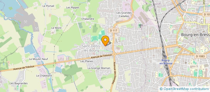 localisation de l'entreprise MONSIEUR FRANCOIS FOURNIER à SAINT-DENIS-LES-BOURG