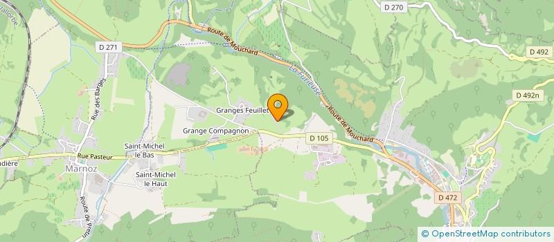 localisation de l'entreprise MONSIEUR FRANCOIS FOURNIER  SALINS-LES-BAINS