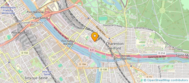 localisation de l'entreprise MONSIEUR FRANCOIS FOURNIER  CHARENTON-LE-PONT