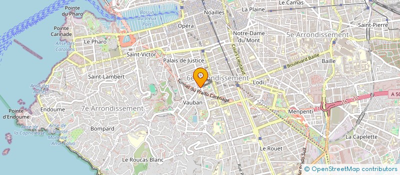localisation de l'entreprise MONSIEUR FRANCOIS FOURNIER  MARSEILLE
