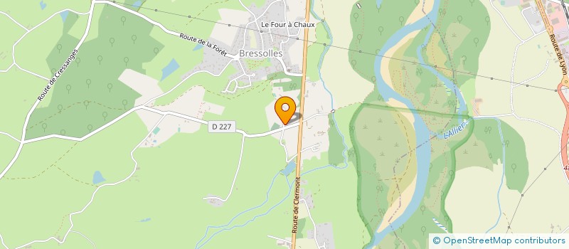 localisation de l'entreprise MONSIEUR FRANCOIS FOURTHON  BRESSOLLES