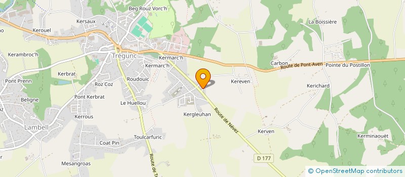 localisation de l'entreprise MONSIEUR FRANCOIS FRACHET  TREGUNC