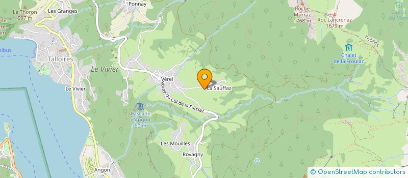 localisation de l'entreprise MONSIEUR FRANCOIS FRACHON  TALLOIRES-MONTMIN