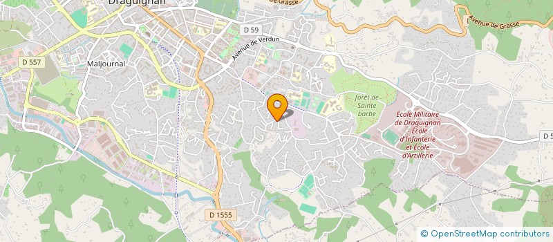 localisation de l'entreprise MONSIEUR FRANCOIS FRANCOIS HOARAU  DRAGUIGNAN