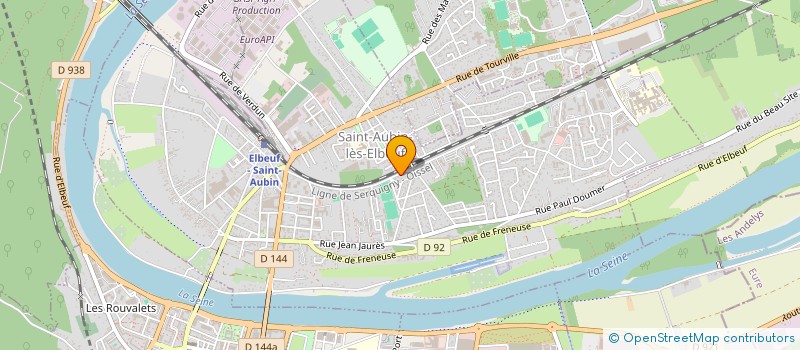 localisation de l'entreprise MONSIEUR FRANCOIS FREBOURG  SAINT-AUBIN-LES-ELBEUF