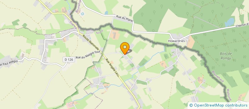 localisation de l'entreprise MONSIEUR FRANCOIS FREDERIC  RUMEGIES