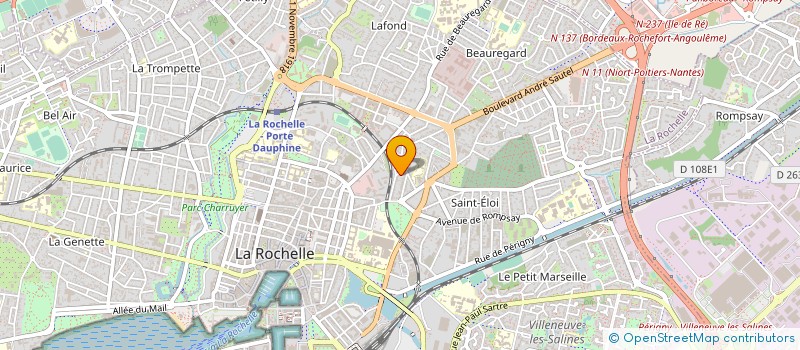 localisation de l'entreprise MONSIEUR FRANCOIS FREIDLINE  LA ROCHELLE