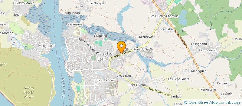 localisation de l'entreprise MONSIEUR FRANCOIS FRELON  ETEL