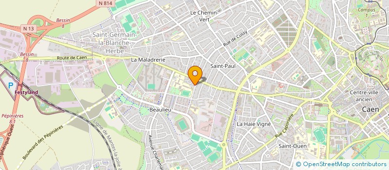 localisation de l'entreprise MONSIEUR FRANCOIS FREROT à CAEN