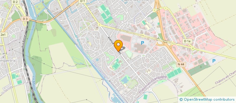 localisation de l'entreprise MONSIEUR FRANCOIS FRESIERS  CHALONS-EN-CHAMPAGNE