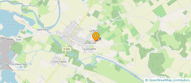 localisation de l'entreprise MONSIEUR FRANCOIS FRESNEAU  MARCON