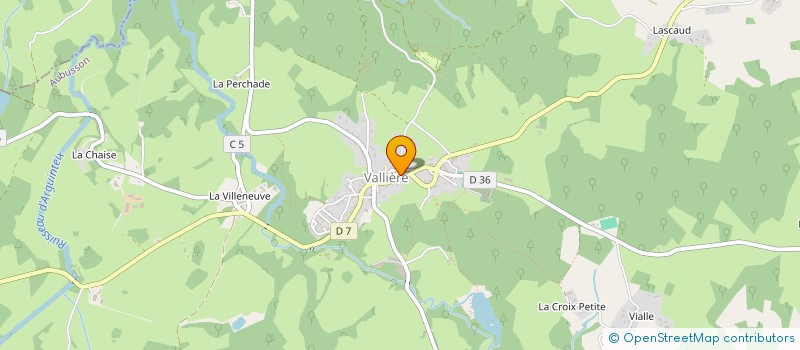 localisation de l'entreprise MONSIEUR FRANCOIS FRESSINAUD MAS DE FEIX à VALLIERE