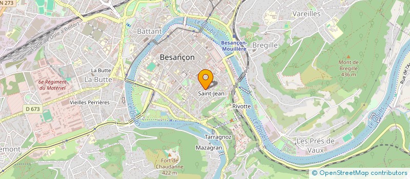 localisation de l'entreprise MONSIEUR FRANCOIS FRIEZ à BESANCON
