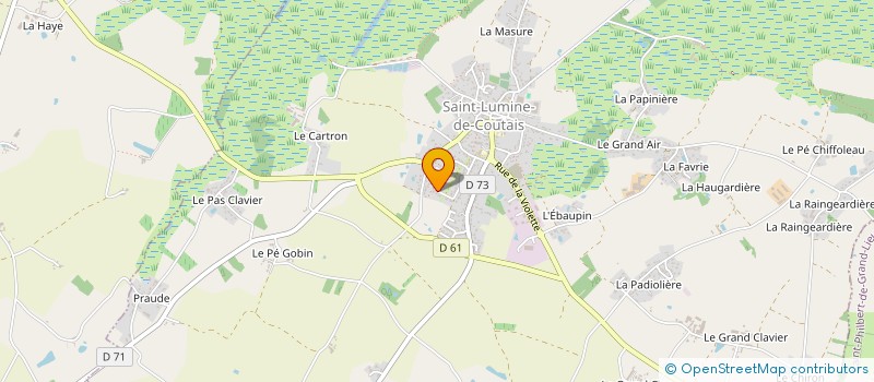 localisation de l'entreprise MONSIEUR FRANCOIS FRIOUX  SAINT-LUMINE-DE-COUTAIS