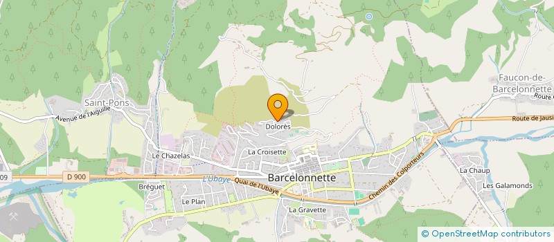 localisation de l'entreprise MONSIEUR FRANCOIS FRITSCH  BARCELONNETTE