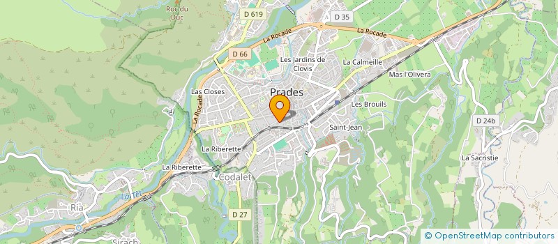 localisation de l'entreprise MONSIEUR FRANCOIS FROU à PRADES