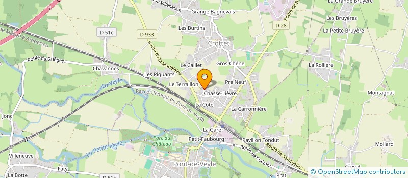 localisation de l'entreprise MONSIEUR FRANCOIS FROUX à CROTTET