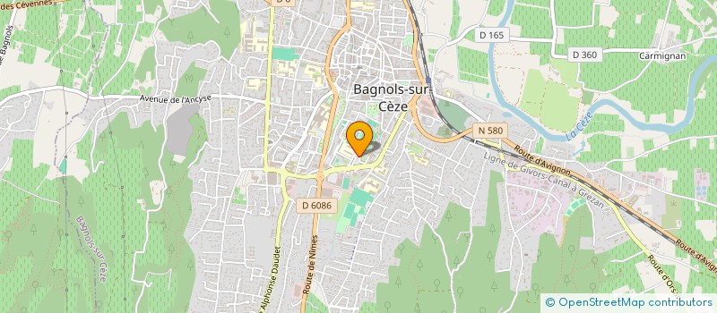 localisation de l'entreprise MONSIEUR FRANCOIS FRUITIER-JORON à BAGNOLS-SUR-CEZE