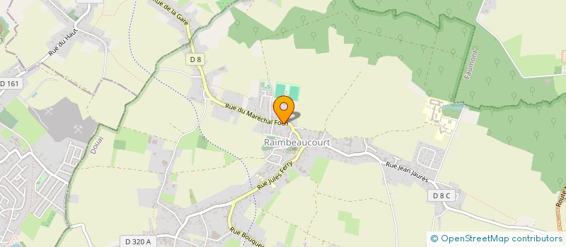 localisation de l'entreprise MONSIEUR FRANCOIS FRULEUX  RAIMBEAUCOURT