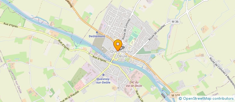 localisation de l'entreprise MONSIEUR FRANCOIS FUMIERE  QUESNOY-SUR-DEULE