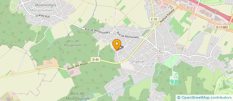 localisation de l'entreprise MONSIEUR FRANCOIS FUZFA  ORGEVAL