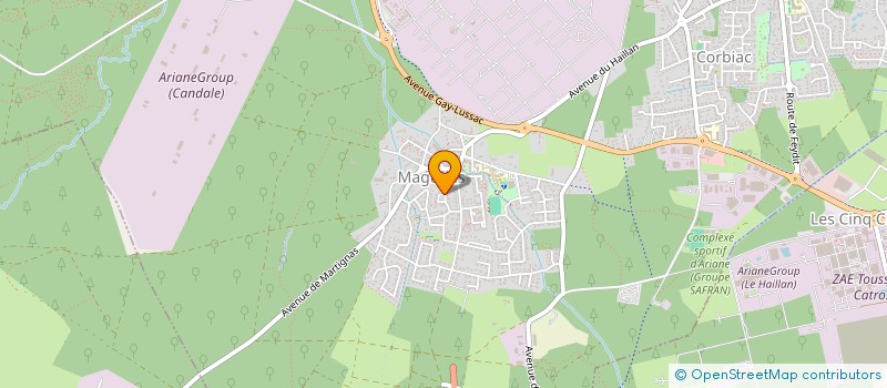 localisation de l'entreprise MONSIEUR FRANCOIS GABARD  MERIGNAC