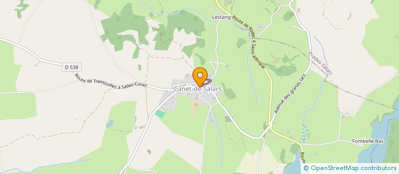 localisation de l'entreprise MONSIEUR FRANCOIS-GABRIEL MORENO  CANET-DE-SALARS
