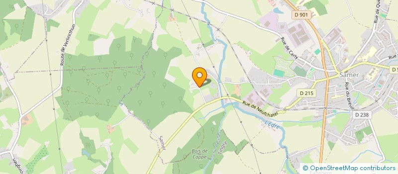 localisation de l'entreprise MONSIEUR FRANCOIS-GABRIEL SAUVAGE  SAMER