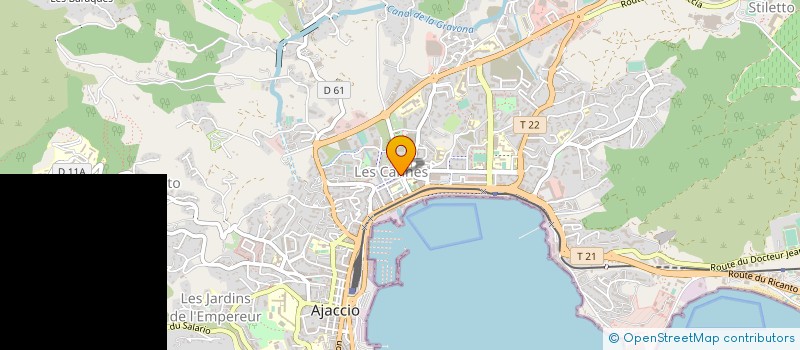 localisation de l'entreprise MONSIEUR FRANCOIS GABRIELLI à AJACCIO