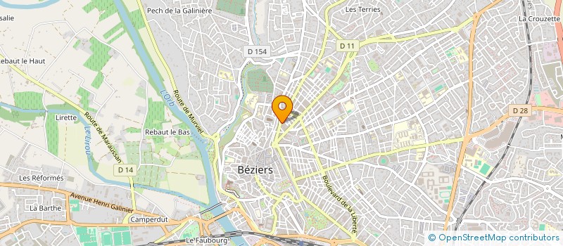 localisation de l'entreprise MONSIEUR FRANCOIS GACHON  BEZIERS