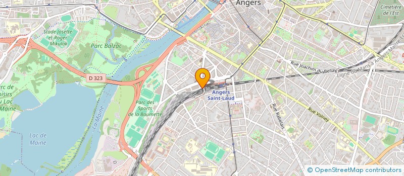 localisation de l'entreprise MONSIEUR FRANCOIS GACHOT à ANGERS