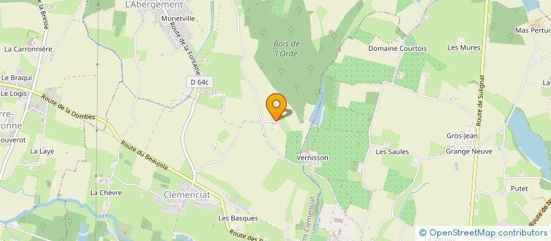 localisation de l'entreprise MONSIEUR FRANCOIS GAILLARD  L'ABERGEMENT-CLEMENCIAT