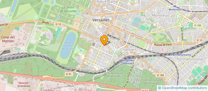 localisation de l'entreprise MONSIEUR FRANCOIS GAILLARD à VERSAILLES