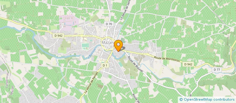 localisation de l'entreprise MONSIEUR FRANCOIS GALAS  MAZAN