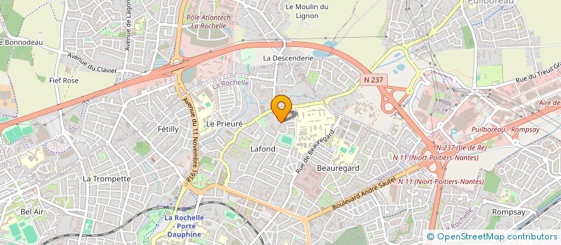 localisation de l'entreprise MONSIEUR FRANCOIS GALISSON  LA ROCHELLE