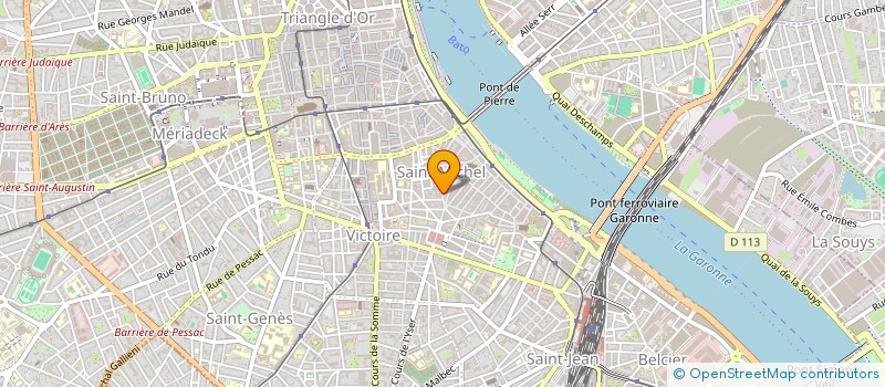 localisation de l'entreprise MONSIEUR FRANCOIS GALLARD  BORDEAUX