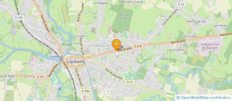 localisation de l'entreprise MONSIEUR FRANCOIS GALLET à LOUHANS