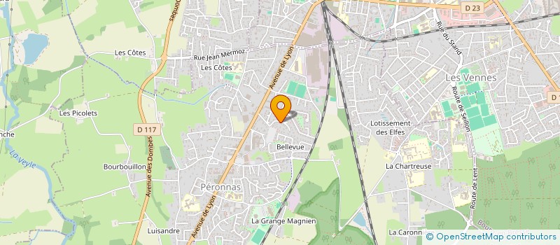 localisation de l'entreprise MONSIEUR FRANCOIS GAMBIER à PERONNAS