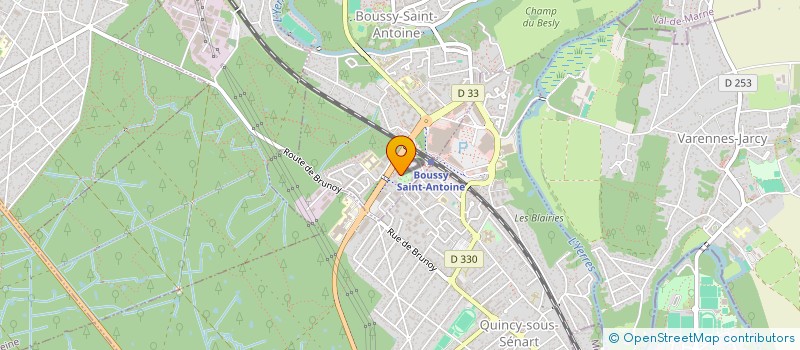 localisation de l'entreprise MONSIEUR FRANCOIS GANA - MOUROUF  BOUSSY-SAINT-ANTOINE