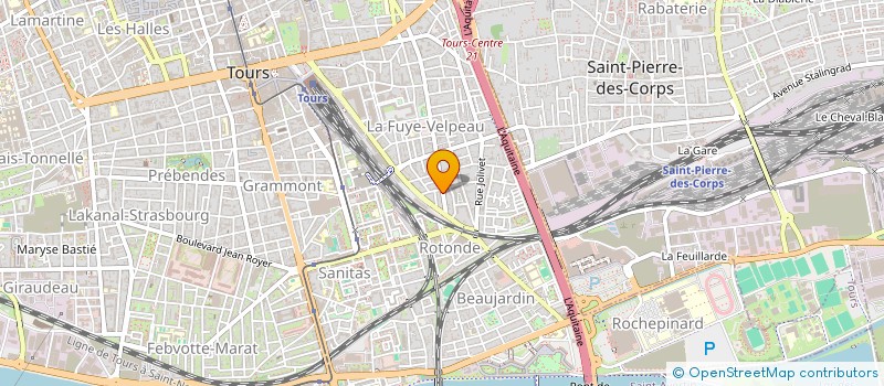 localisation de l'entreprise MONSIEUR FRANCOIS GANDON à TOURS