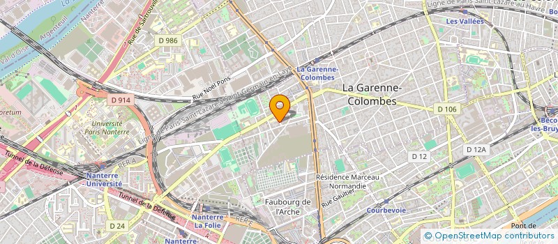 localisation de l'entreprise MONSIEUR FRANCOIS GANDON  LA GARENNE-COLOMBES