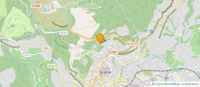 localisation de l'entreprise MONSIEUR FRANCOIS GANGEMI  GRASSE