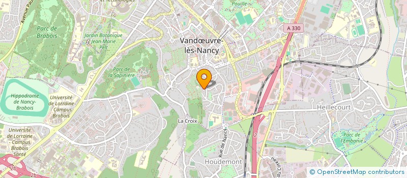 localisation de l'entreprise MONSIEUR FRANCOIS GANNE  VANDUVRE-LES-NANCY