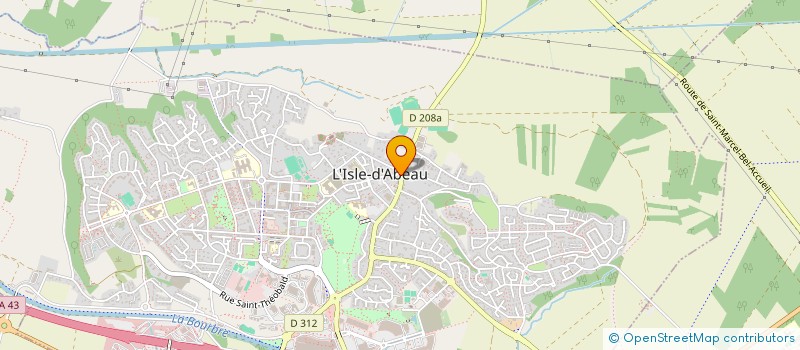 localisation de l'entreprise MONSIEUR FRANCOIS GARCIA  L'ISLE-D'ABEAU